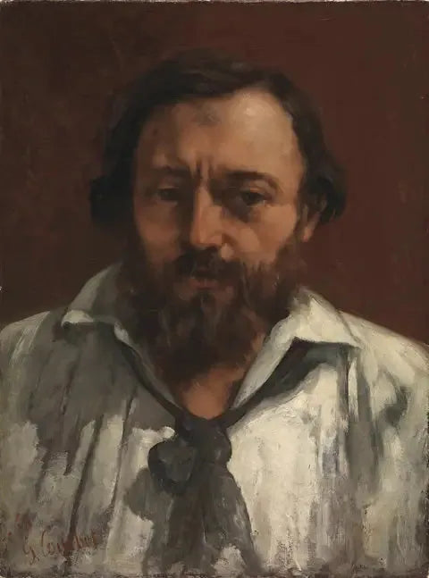 Porträtt av Pierre Dupont - Gustave Courbet