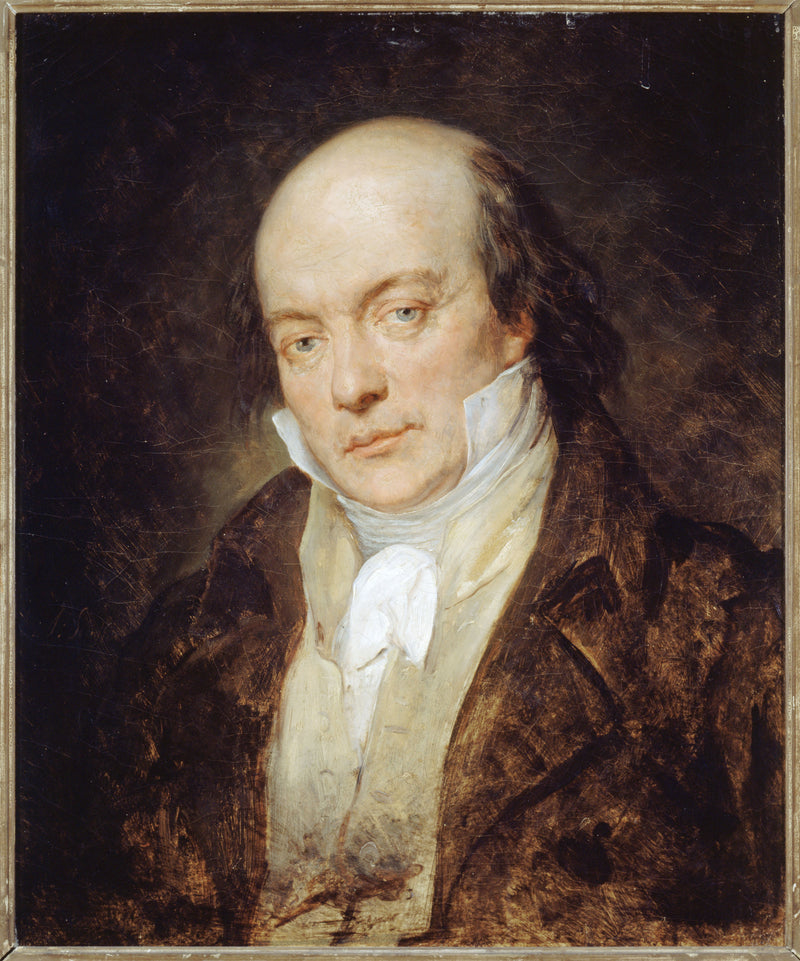 Porträtt av Pierre-Jean de Béranger - Ary Scheffer