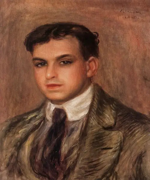Porträtt av Pierre Renoir, konstnärens son. - Pierre-Auguste Renoir