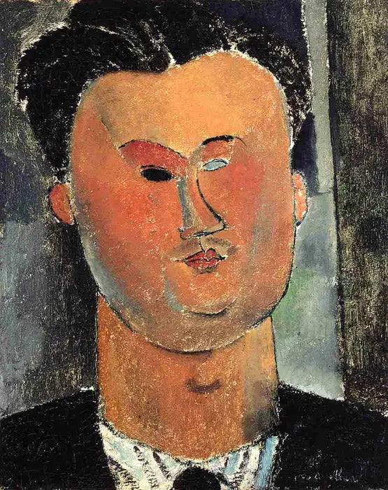 Porträtt av Pierre Reverdy - Amedeo Modigliani