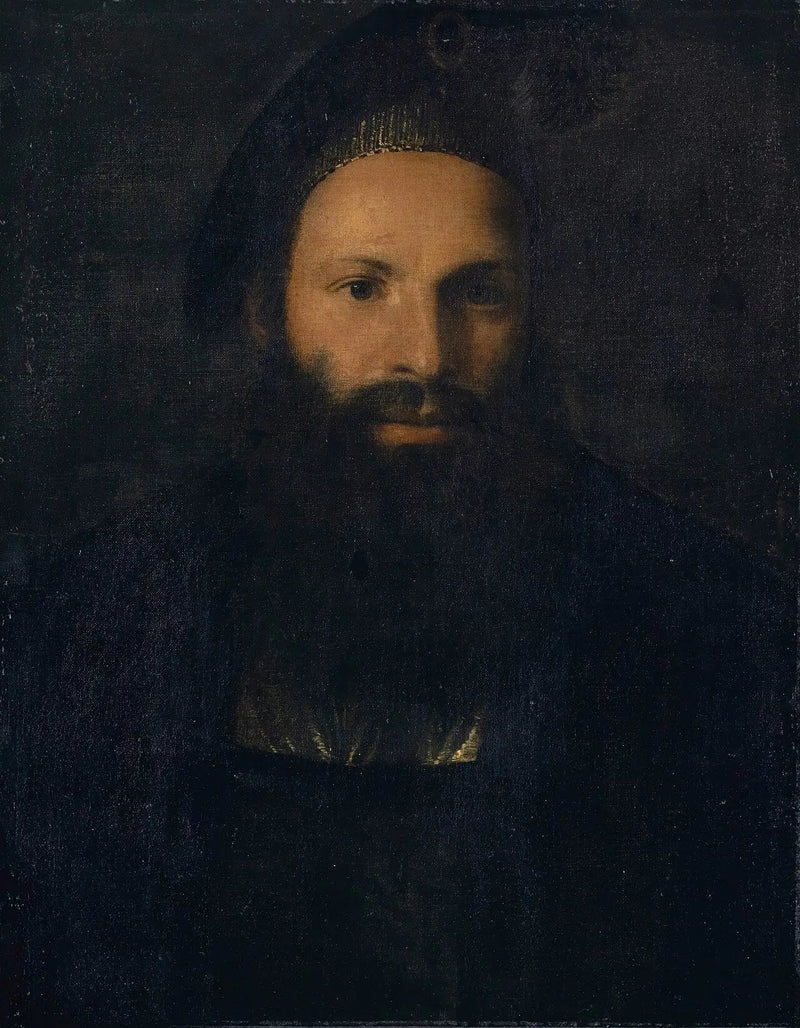 Porträtt av Pietro Aretino - Titian
