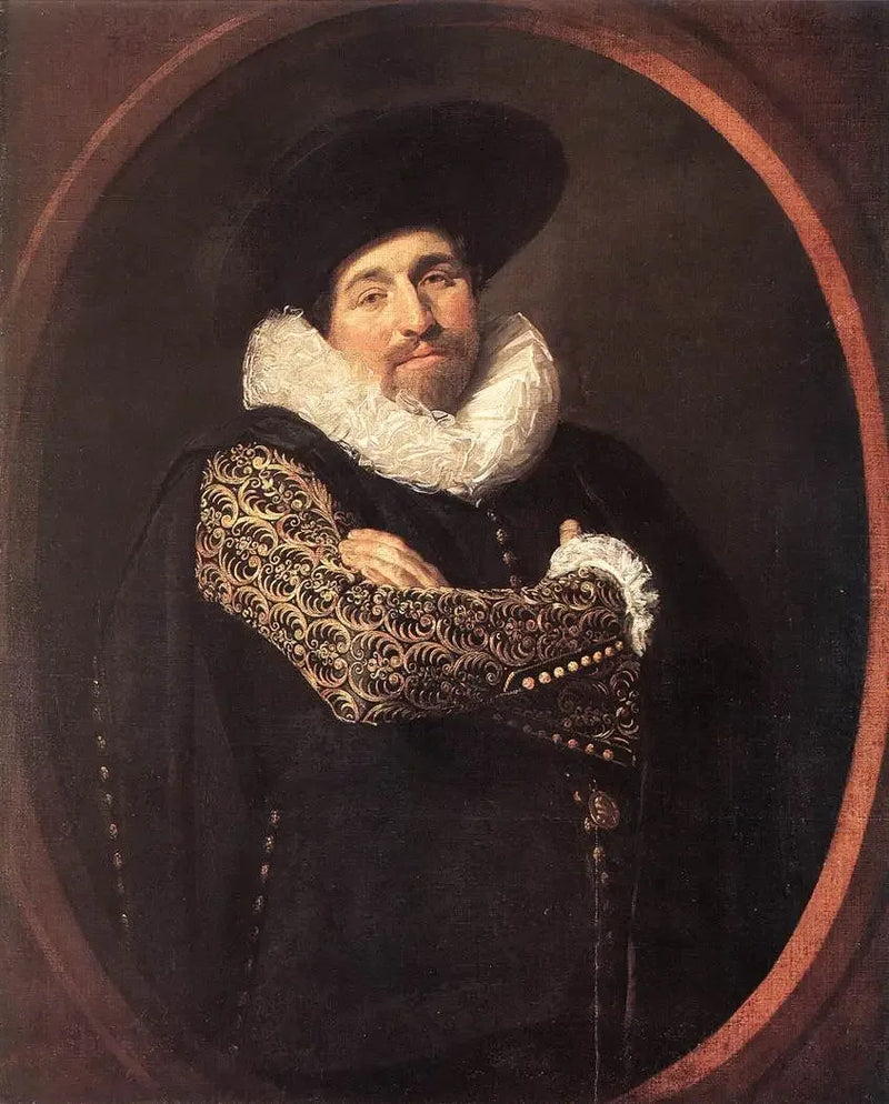 Porträtt av (möjlig) Isaac Massa (1586-1643) - Frans Hals