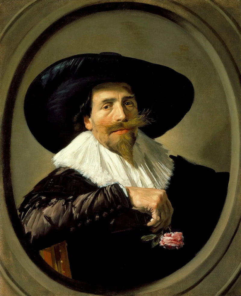Porträtt av (möjlig) Pieter Tjarck - Frans Hals