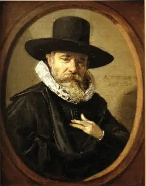 Porträtt av (möjlig) Theodorus Schrevelius (1572-1653) - Frans Hals