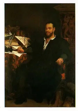 Porträtt av Rabelais - Eugène Delacroix