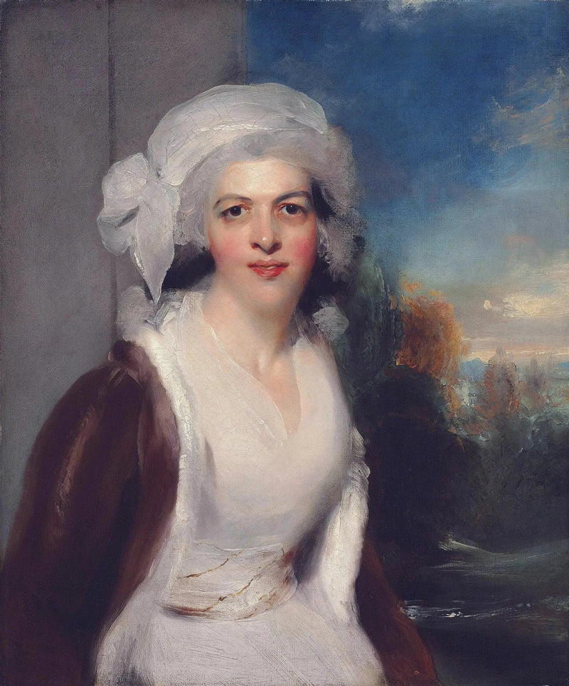 Porträtt av Rebecca Cornwall, Lady Simeon (död 1830) - Thomas Lawrence