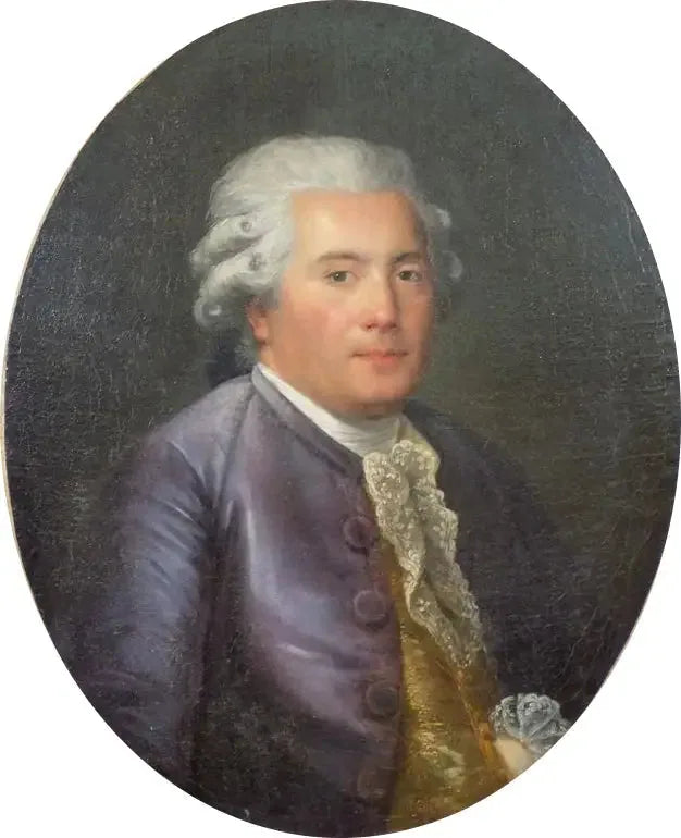 Porträtt av René Delaville-Leroulx, konstnärens far - Marie-Guillemine Benoist