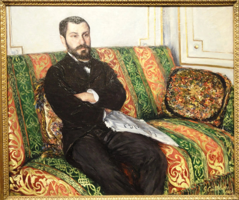 Porträtt av Richard Gallo - Gustave Caillebotte