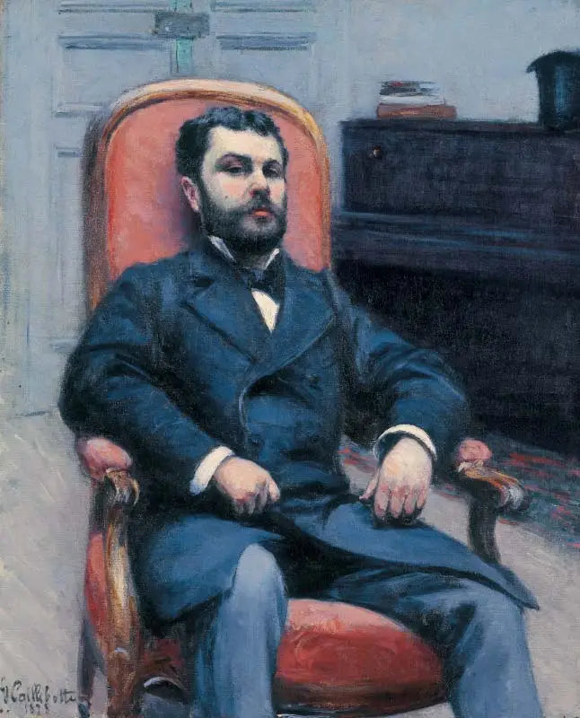 Porträtt av Richard Gallo - Gustave Caillebotte