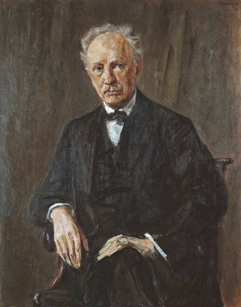 Porträtt av Richard Strauss - Max Liebermann