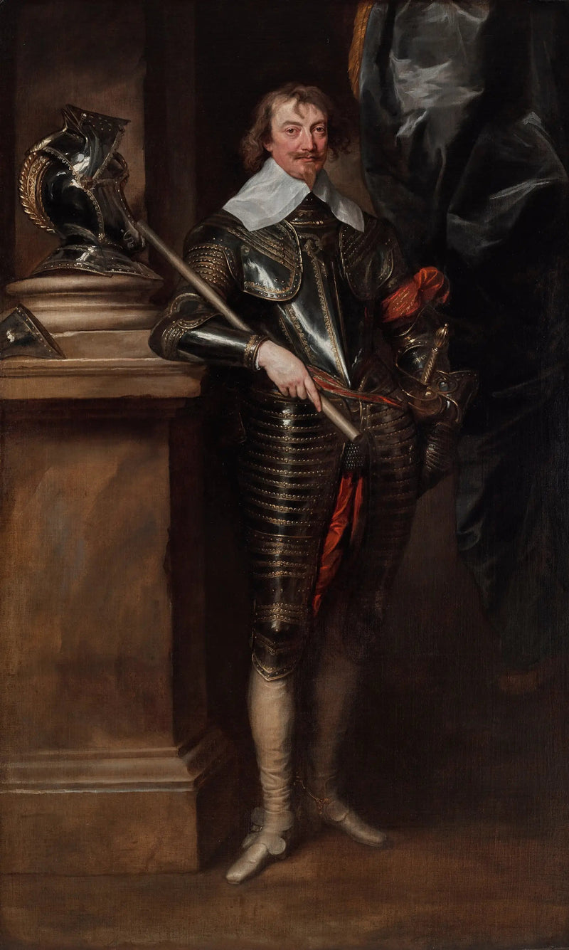 Porträtt av Robert Rich, andra earl av Warwick - Antoine van Dyck
