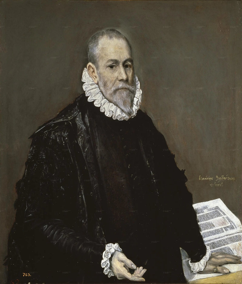Porträtt av Rodrigo de la Fuente - El Greco