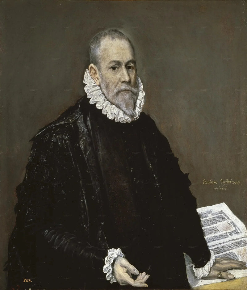 Porträtt av Rodrigo de la Fuente - El Greco