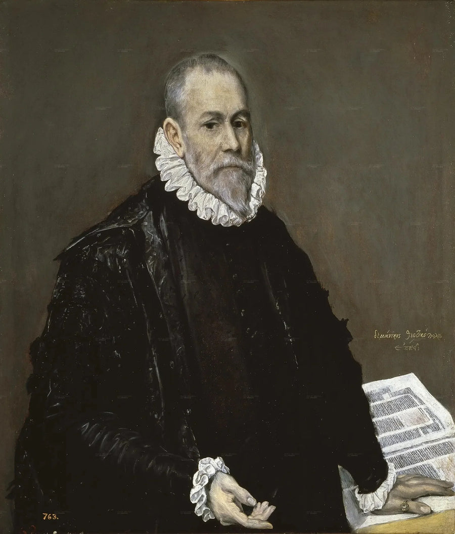 Porträtt av Rodrigo de la Fuente - El Greco