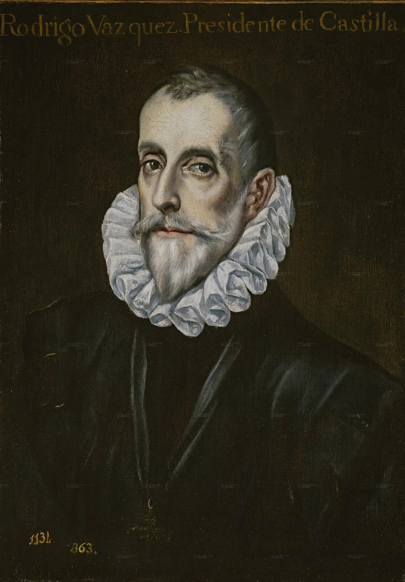 Porträtt av Rodrigo Vázquez de Arce - El Greco