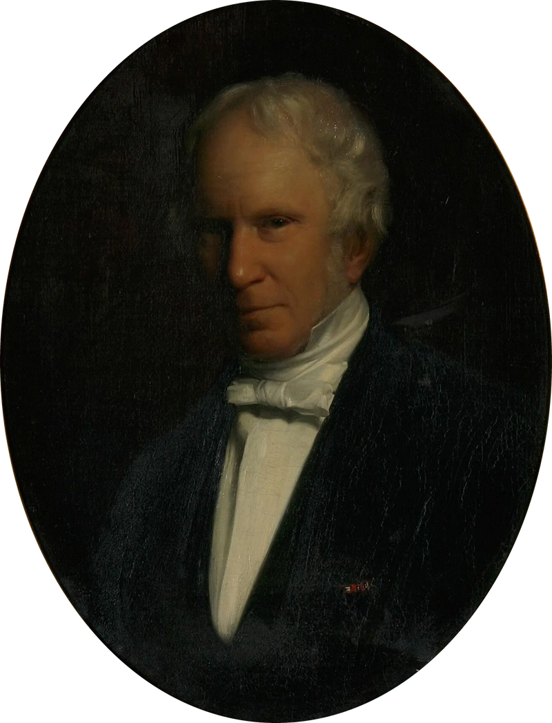 Porträtt av Rudolph Puggaard. - Carl Heinrich Bloch