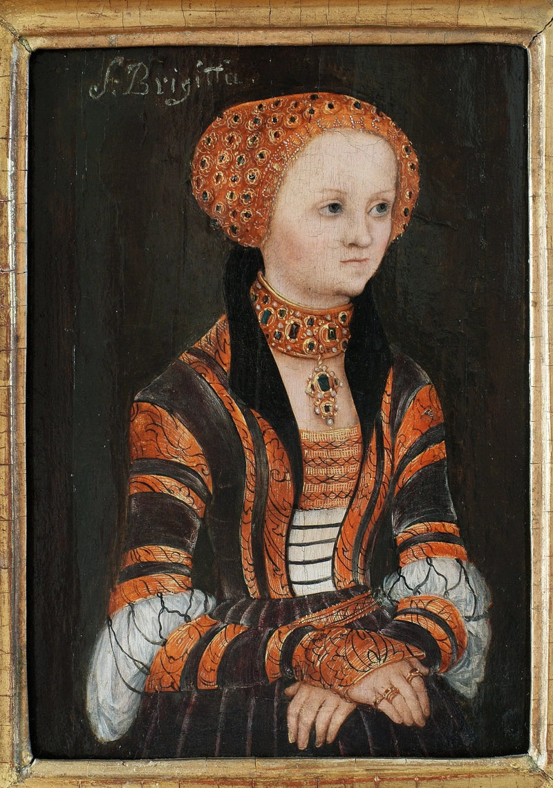 Porträtt av heliga Birgitta av Sverige - Lucas Cranach den äldre