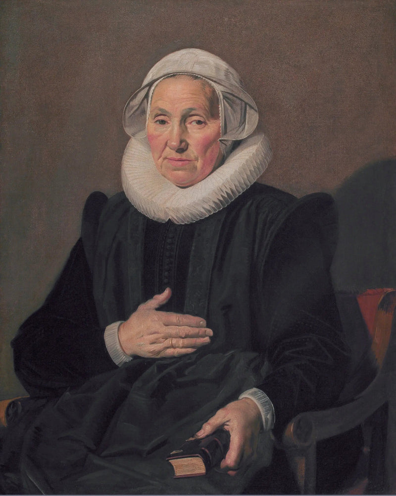 Porträtt av Sara Andriesdr Hessix - Frans Hals