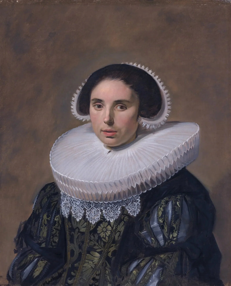 Porträtt av Sara Wolphaerts van Diemen - Frans Hals