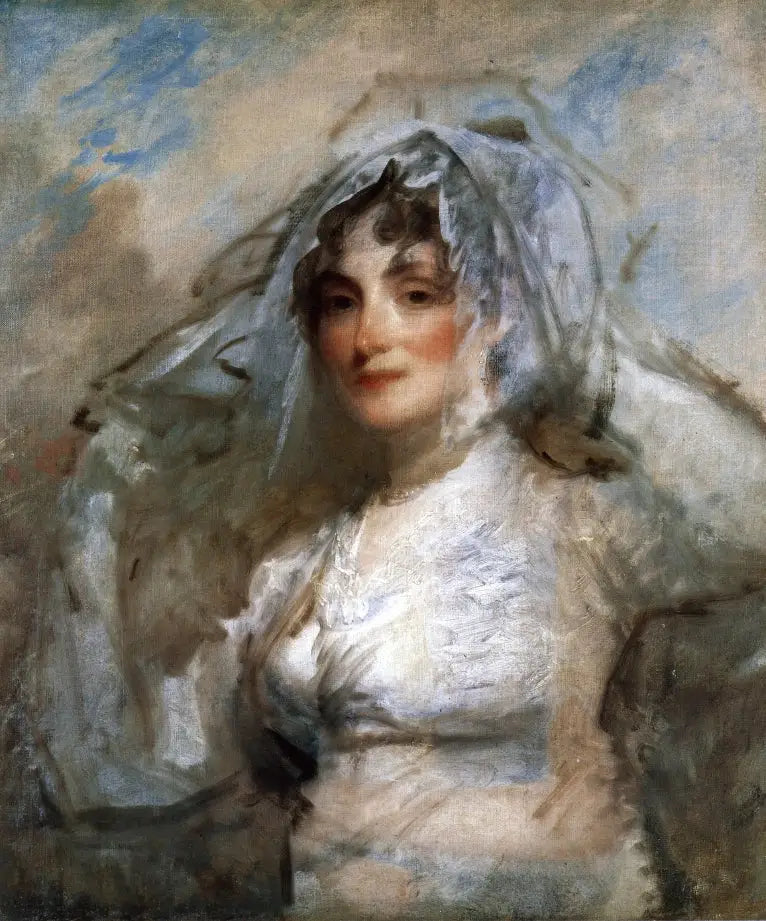 Porträtt av Sarah Wentworth Apthorp Morton - Gilbert Stuart