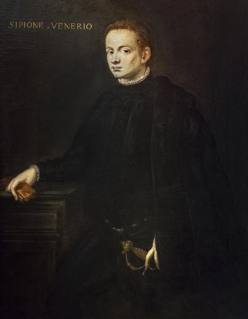 Porträtt av Scipio Venerius - Jacopo Tintoretto