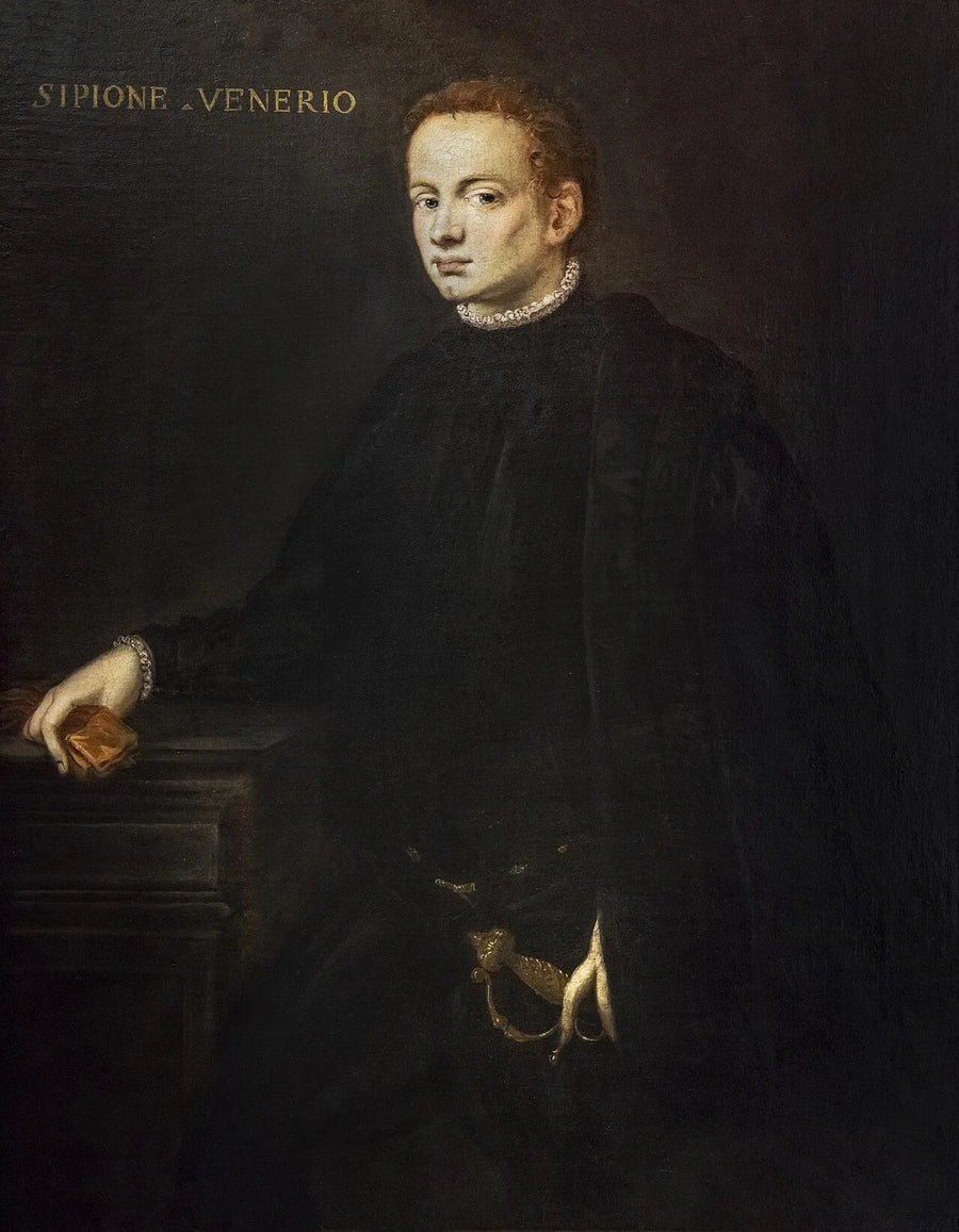 Porträtt av Scipio Venerius - Jacopo Tintoretto