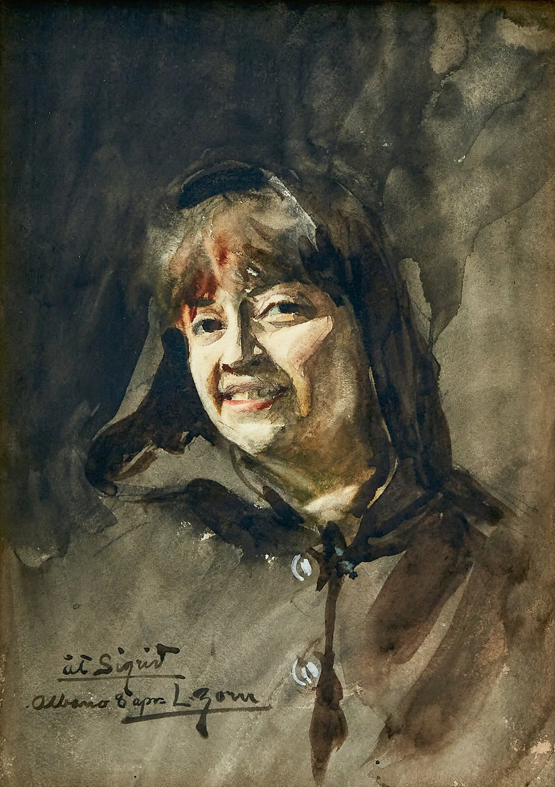 Porträtt av Sigrid Weber - Anders Zorn
