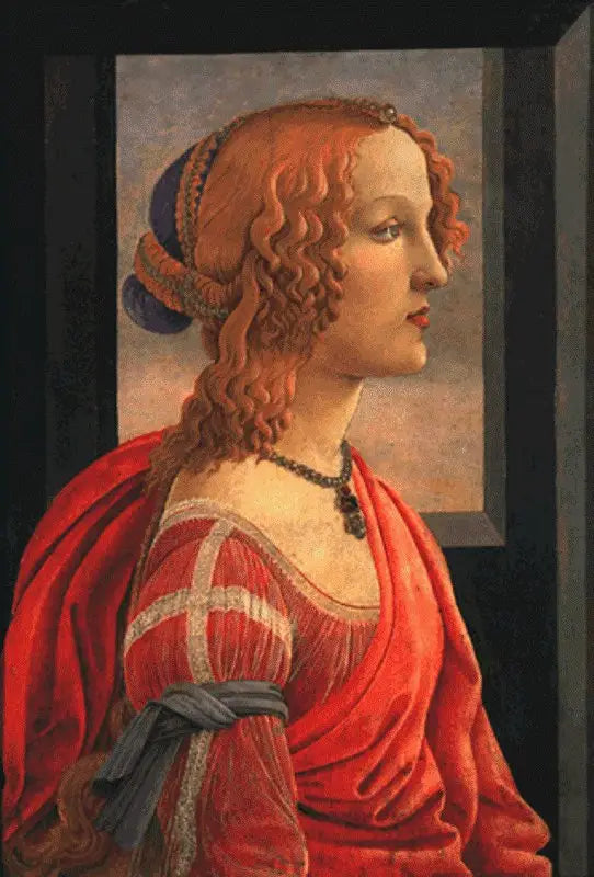 Porträtt av Simonetta Vespucci - Sandro Botticelli