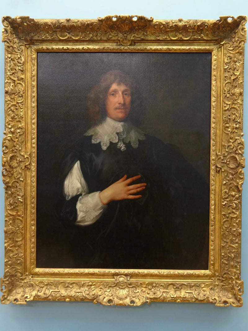 Porträtt av Sir Basil Dixwell, 1:e baronetten av Tirlingham (1585-1642) - Antoine van Dyck