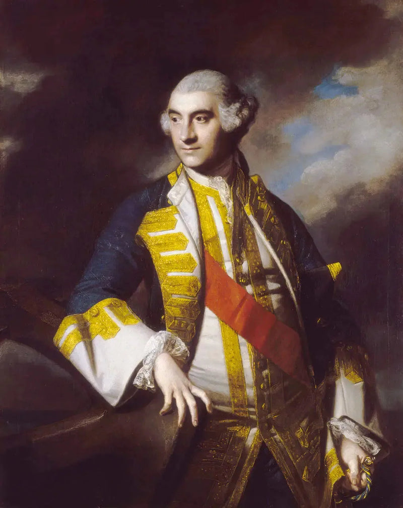 Porträtt av Sir Charles Saunders (ca 1715-1775) - Joshua Reynolds