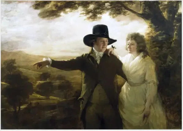 Porträtt av Sir John och Lady Clerk från Penicuik - Henry Raeburn