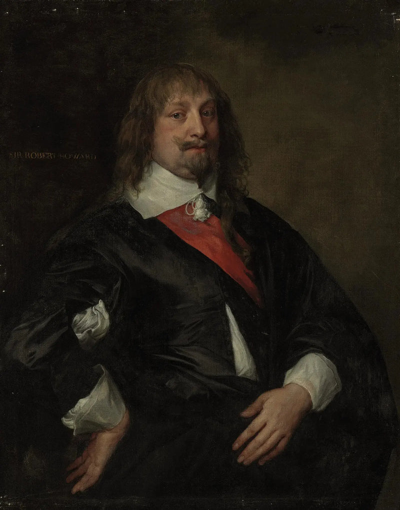 Porträtt av Sir Robert Howard, K.B. (1626-1698) - Antoine van Dyck