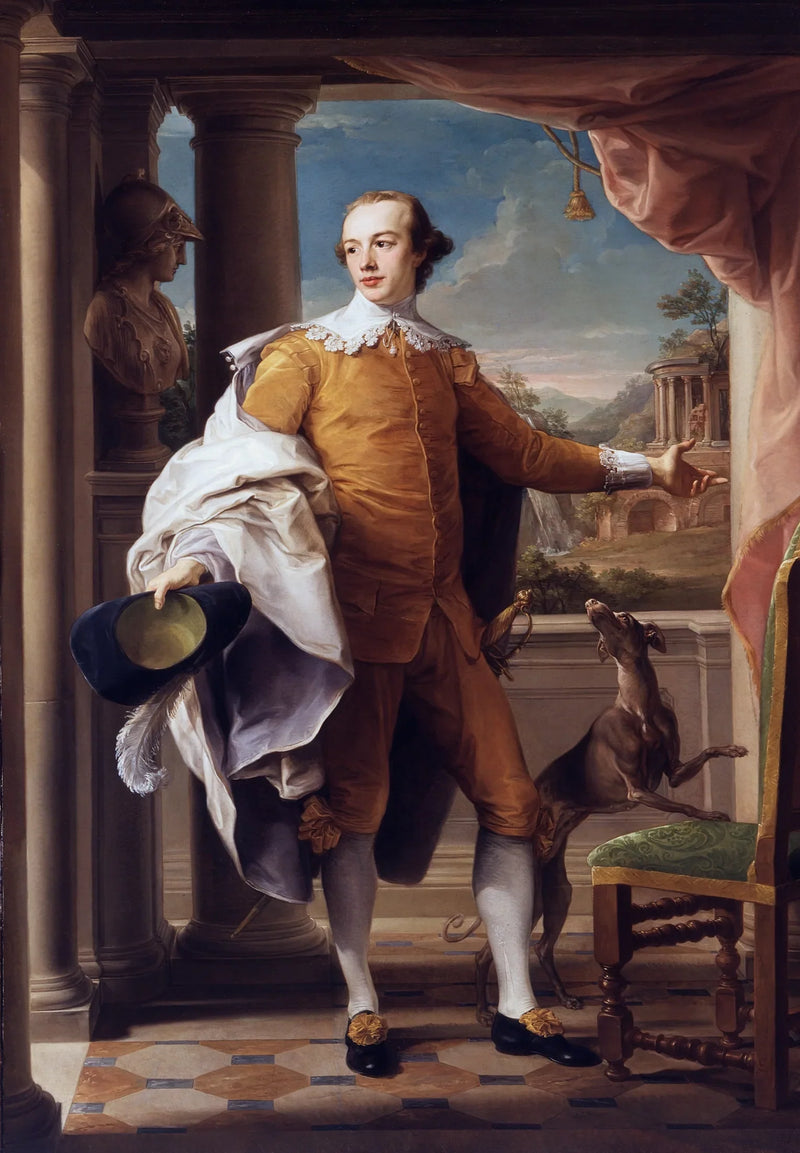 Porträtt av Sir Wyndham Knatchbull-Wyndham - Pompeo Batoni