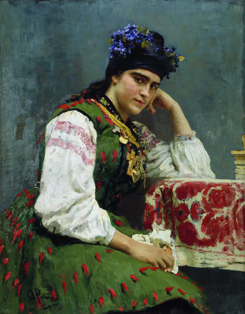 Porträtt av Sofya Dragomirova - Ilya Repin