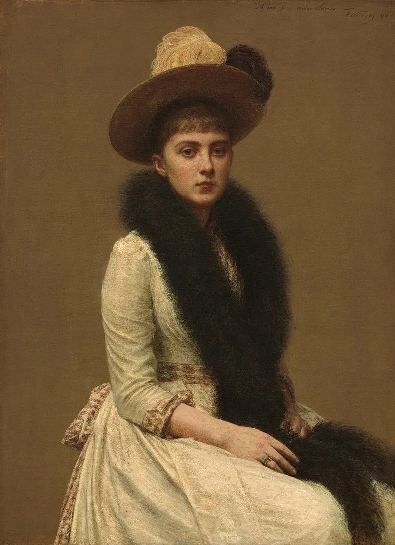 Sonia-porträtt - Henri Fantin-Latour