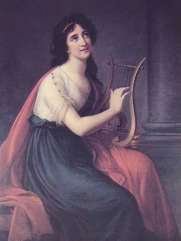 Porträtt av Sophia Fries och Sappho - Élisabeth Vigée Le Brun