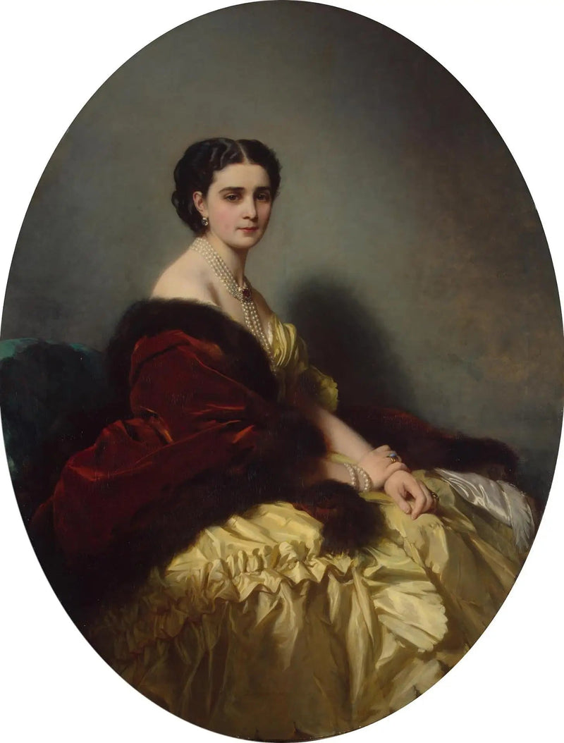 Porträtt av Sophia Naryshkina - Franz Xaver Winterhalter