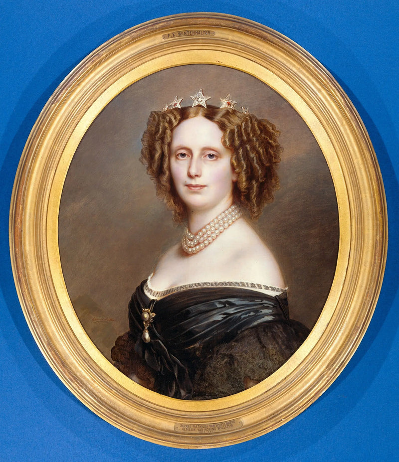 Porträtt av Sophie av Wurtemberg (1818-1877) - Franz Xaver Winterhalter