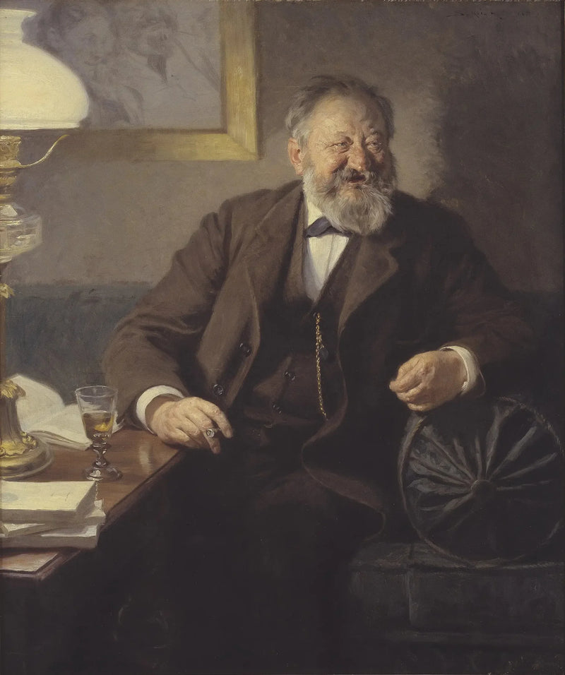 Porträtt av Sophus Schandorph - Peder Severin Krøyer