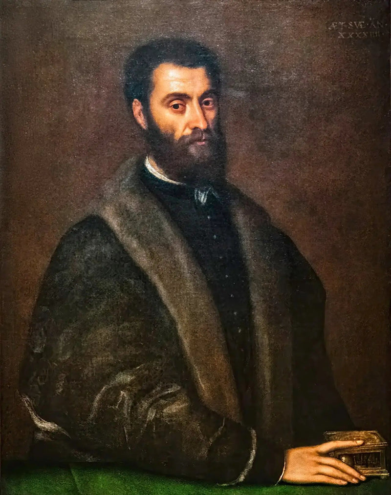 Porträtt av Sperone Speroni - Titian