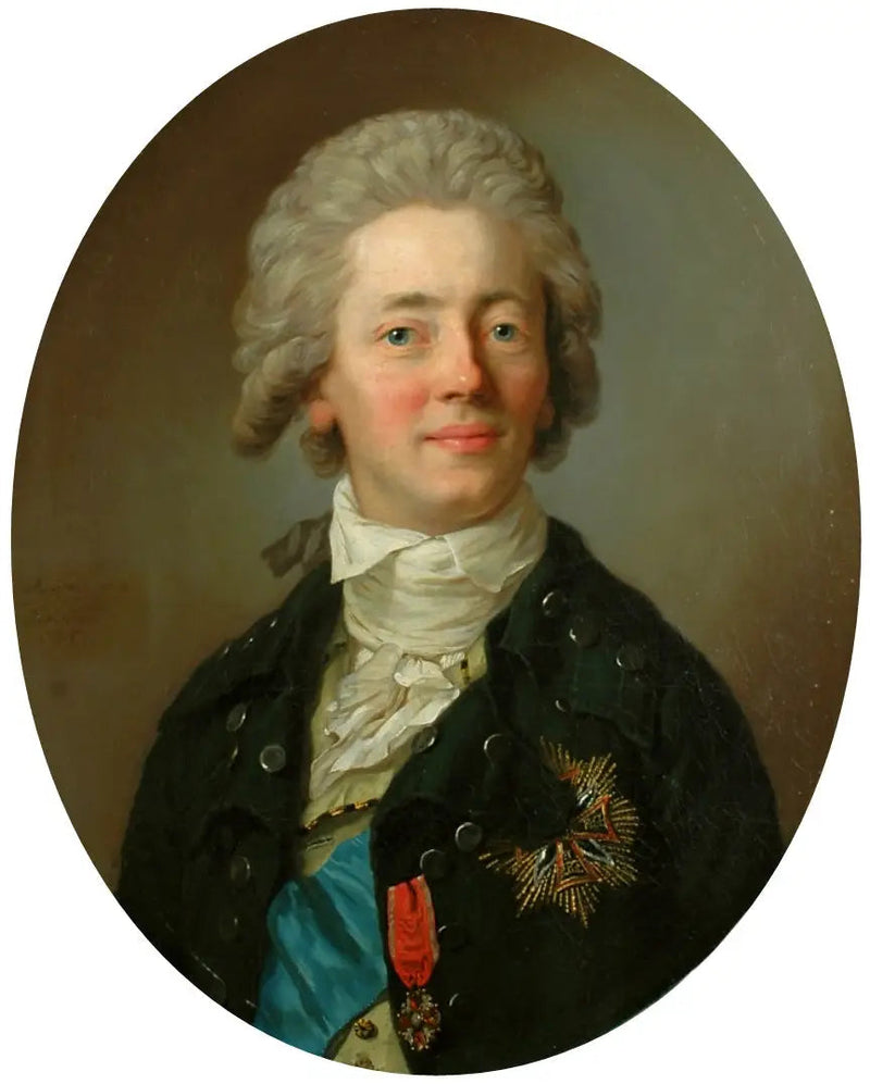 Porträtt av Stanisław Kostka Potocki (1755-1821). - Anton Graff
