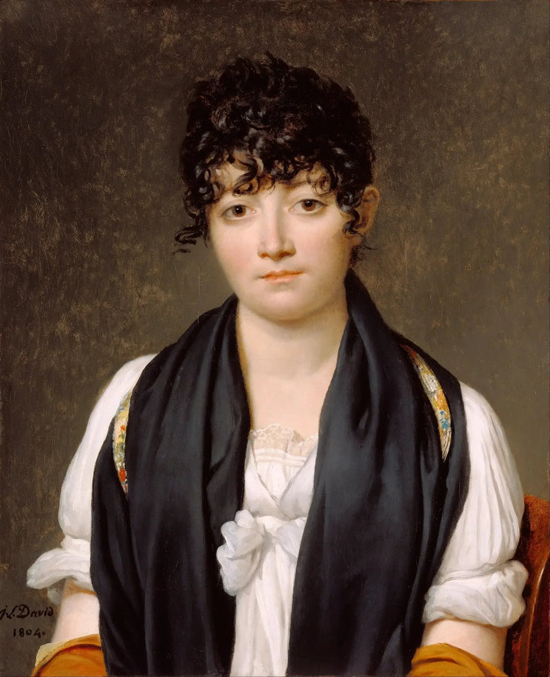 Porträtt av Suzanne Le Peletier de Saint-Fargeau - Jacques-Louis David
