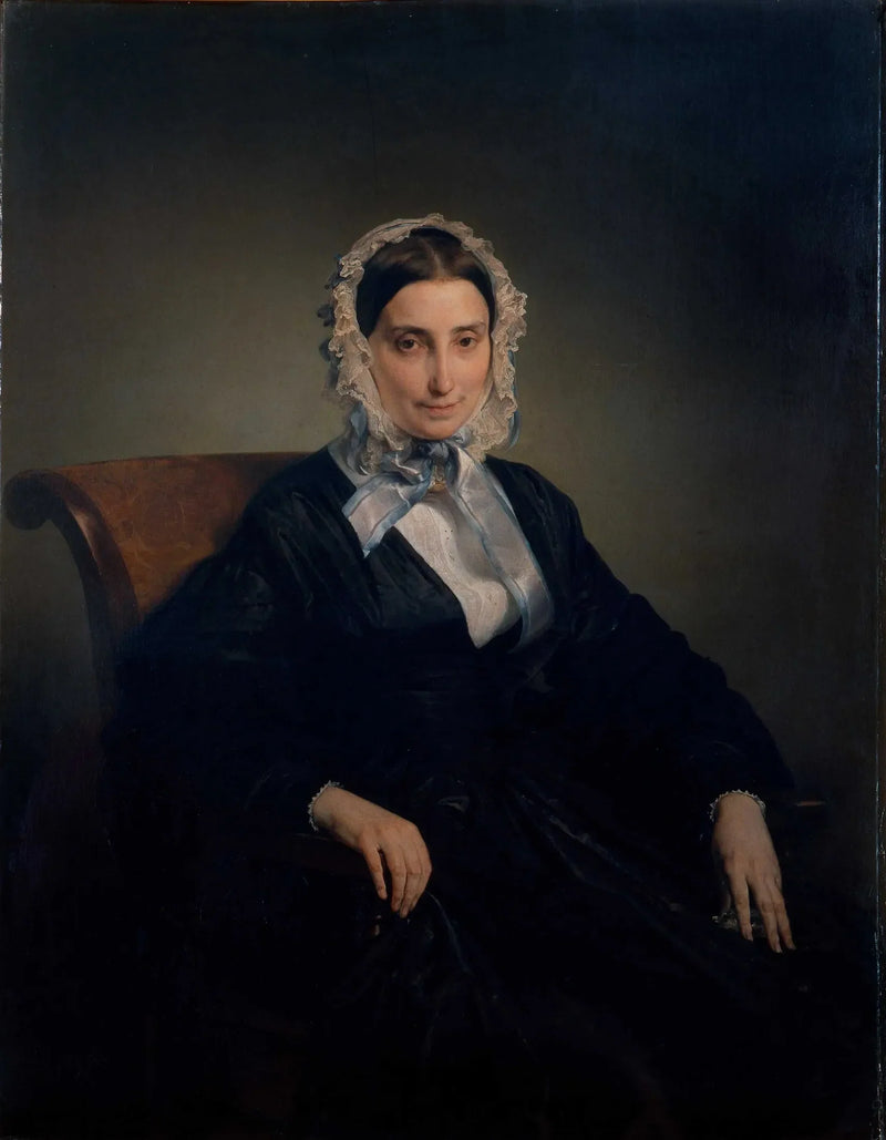 Porträtt av Teresa Manzoni Stampa Borri - Francesco Hayez