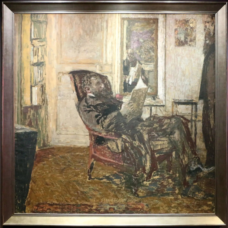 Porträtt av Thadée Natanson i fåtöljen - Édouard Vuillard