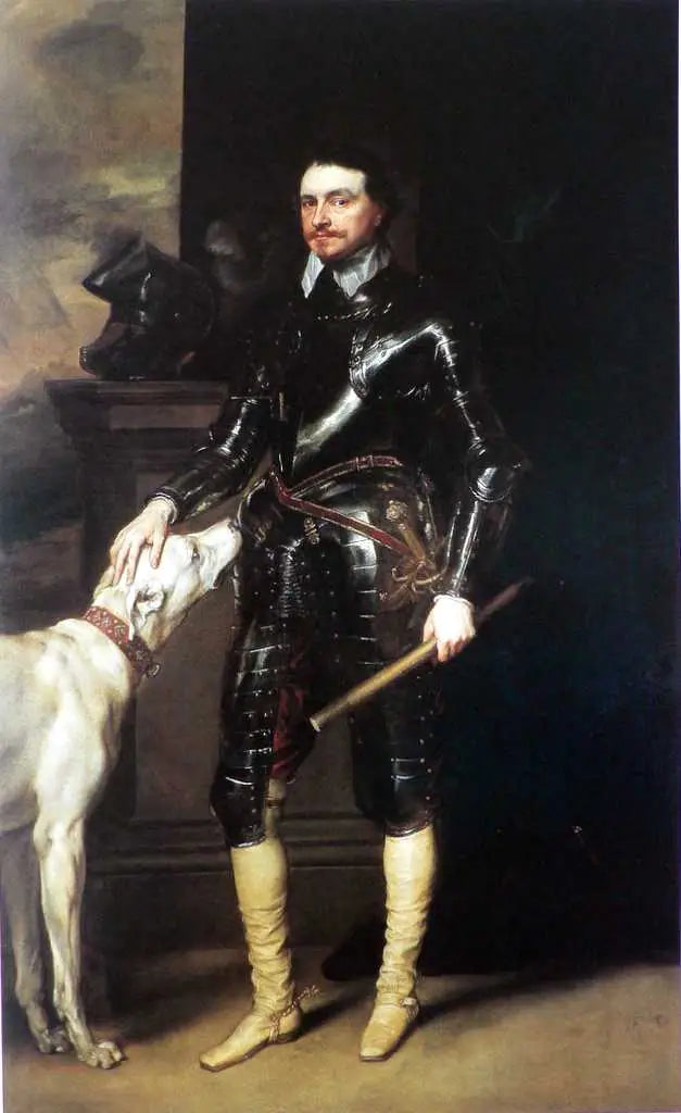 Porträtt av Thomas Wentworth, 1:a earl av Strafford - Antoine van Dyck