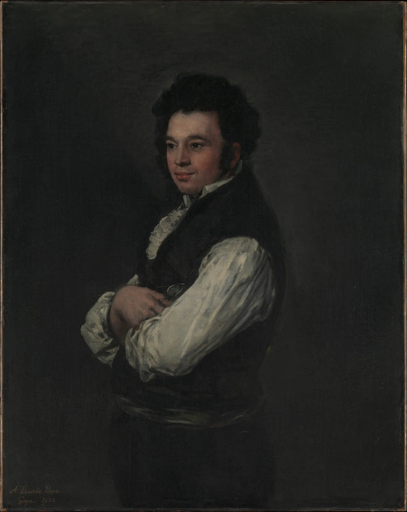 Porträtt av Tiburcio Pérez y Cuervo, arkitekten - Francisco de Goya