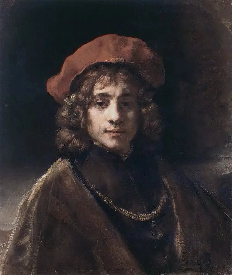 Porträtt av Titus van Rijn - Rembrandt