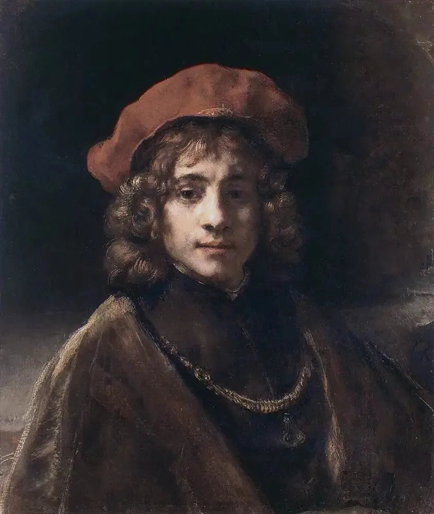 Porträtt av Titus van Rijn - Rembrandt