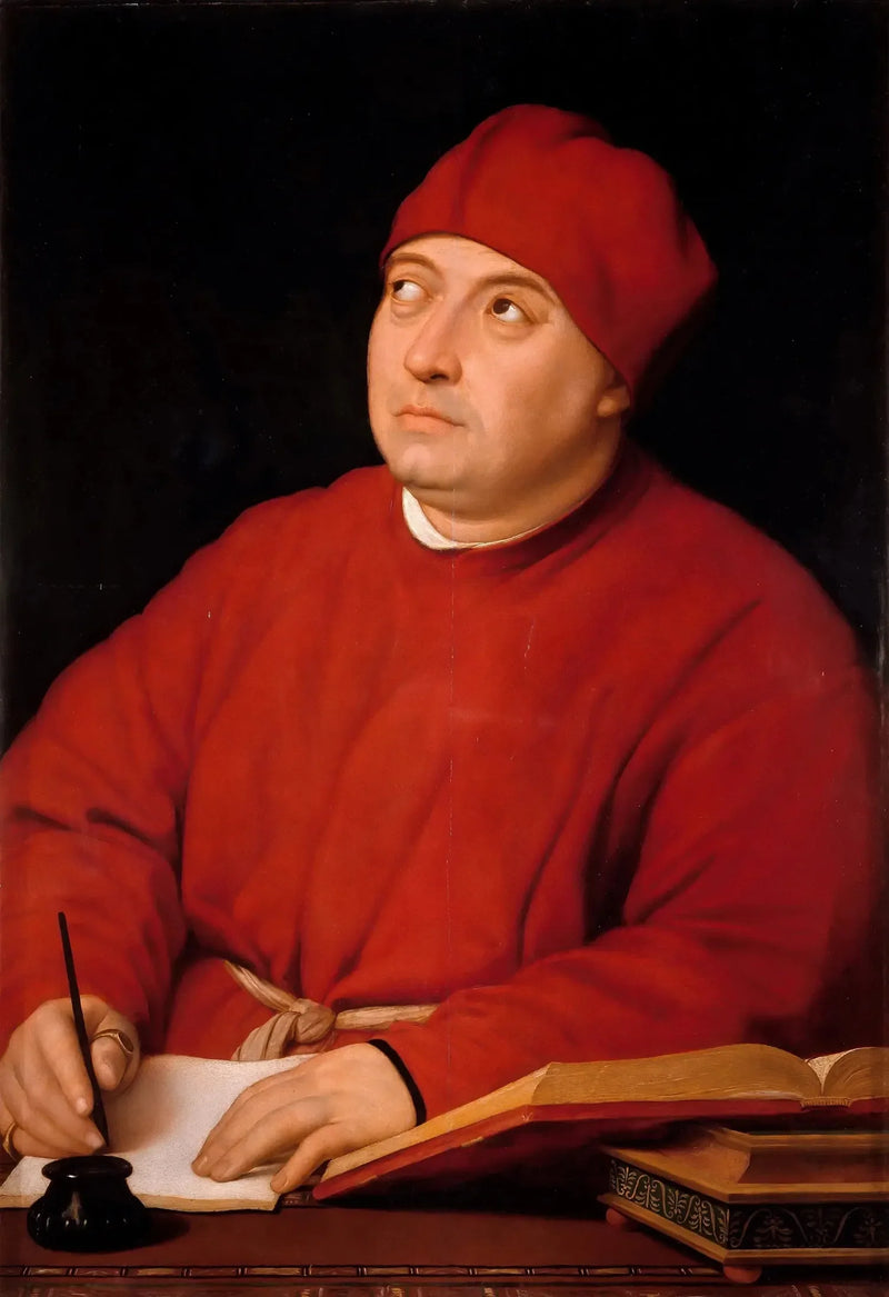 Porträtt av Tommaso Inghirami, kallad Fedra - Raphael Sanzio