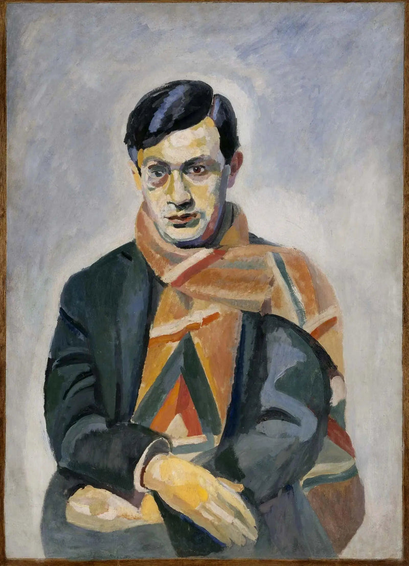 Porträtt av Tristan Tzara - Robert Delaunay